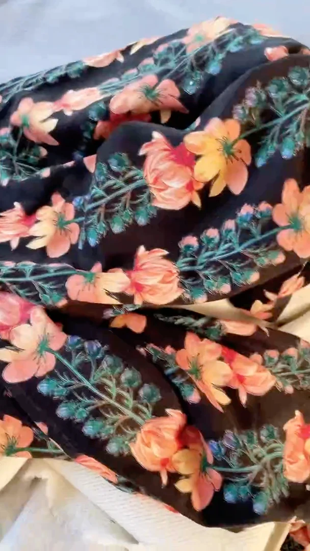 罗马裤子大花全棉