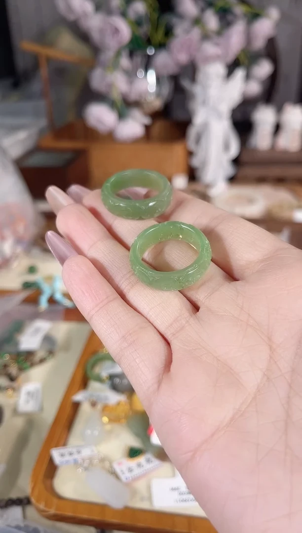 未镶嵌戒指和田玉多样性发其一孤品默认微瑕