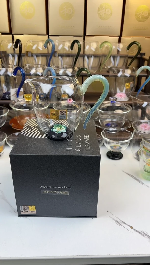 玻璃手工艺品等**️禾器 涵韵怡然茶海 翠
