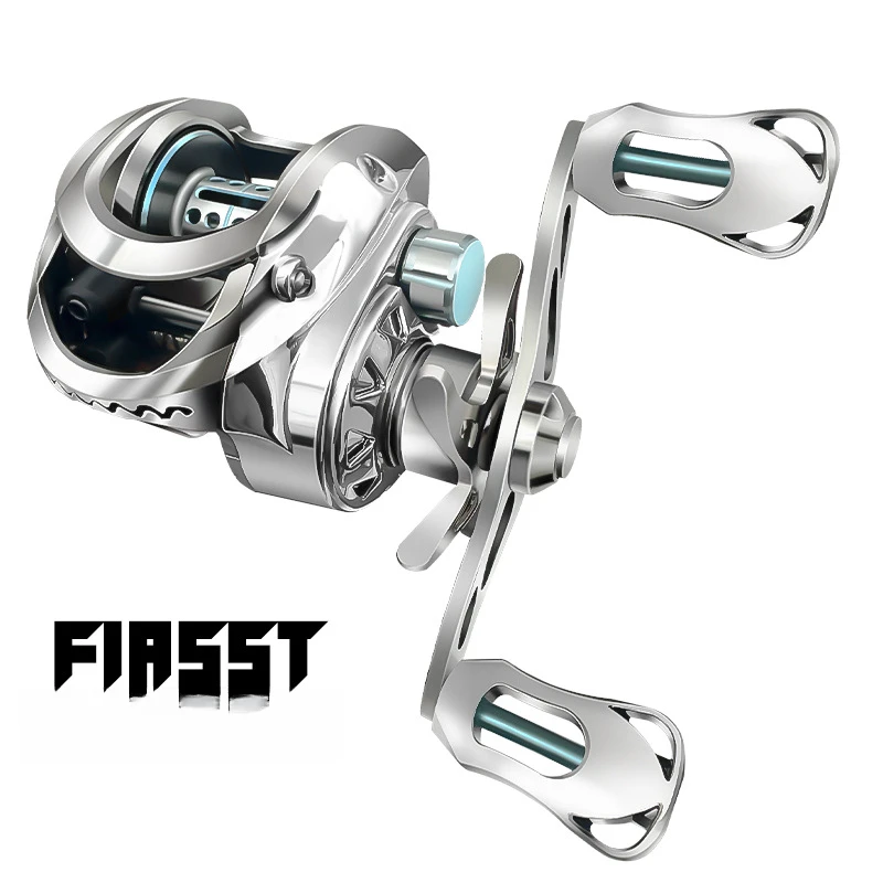 金属漆水滴轮金属大师远投鱼线轮防炸线dc卸力报警水滴轮dj