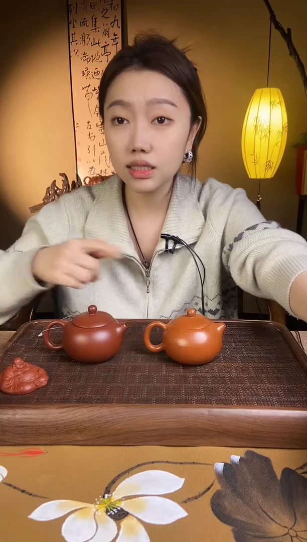 【闪购商品】紫砂茶壶光器卡盖西施 红降坡泥 徐方梅