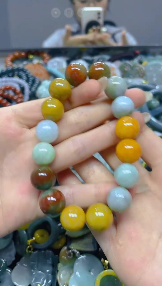颈饰未镶嵌翡翠13MM/ R /翡翠A货，一件也是批发价