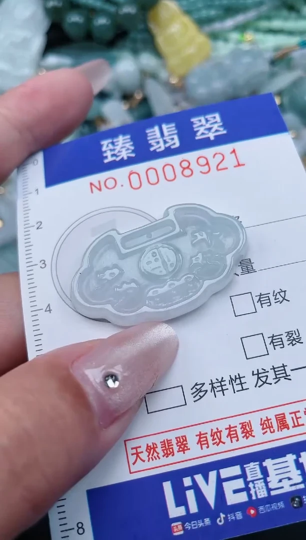 翡翠未镶嵌颈饰.0008921