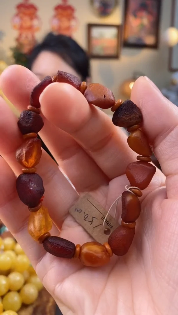 【闪购商品】琥珀手串未镶嵌手串