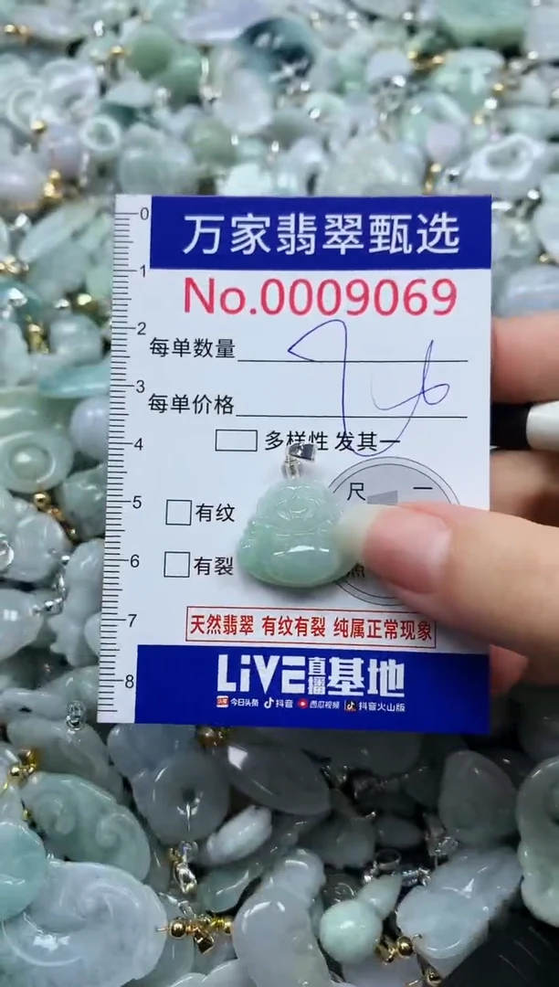 吊坠(不含链)未镶嵌翡翠9069