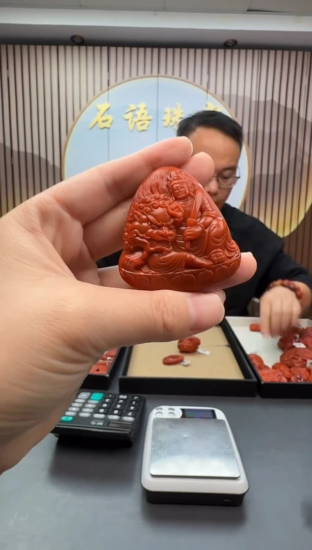 未镶嵌雕刻南红玛瑙140ZB0104产品一个