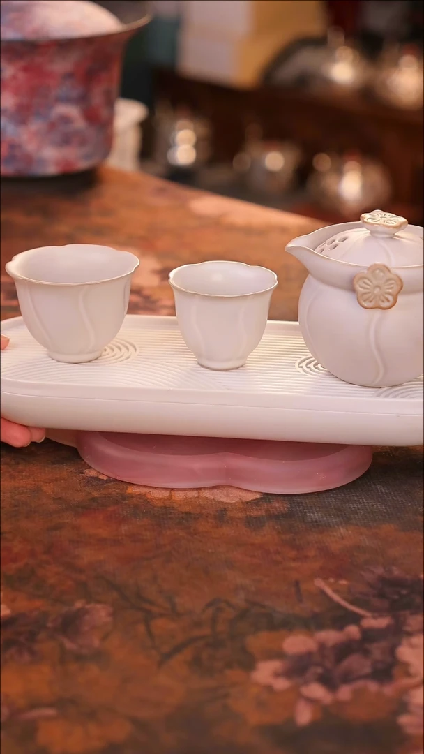 【闪购商品】陶瓷茶具（无礼盒无茶盘）@@A11124