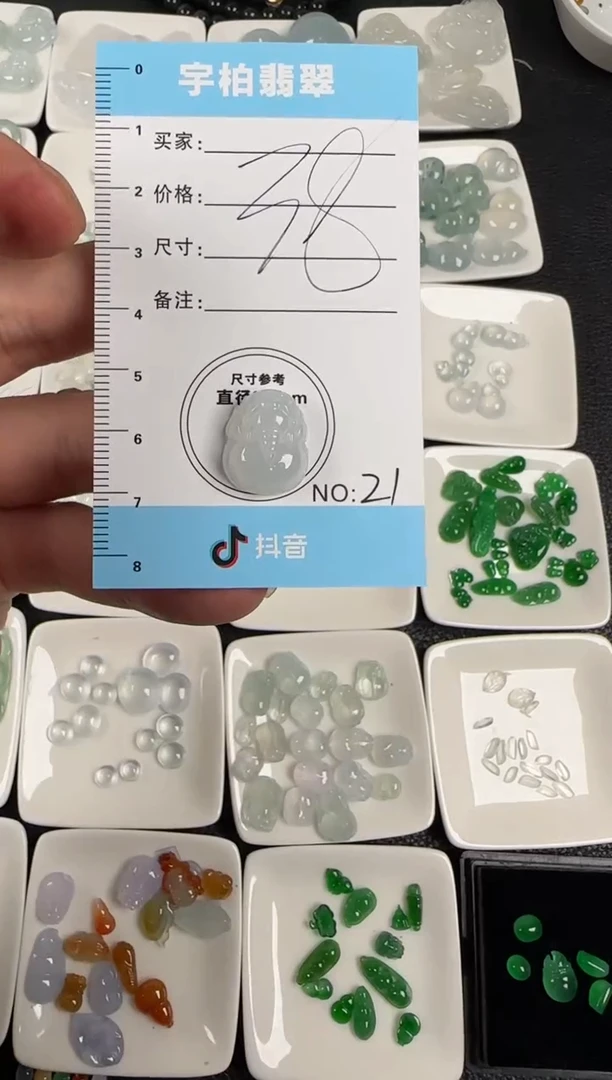 裸石翡翠天然A货翡翠+貔貅021