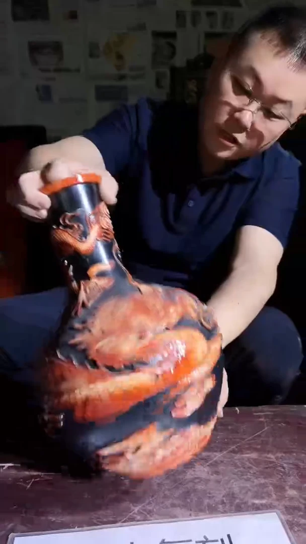 摆件景德镇陶瓷流水323
