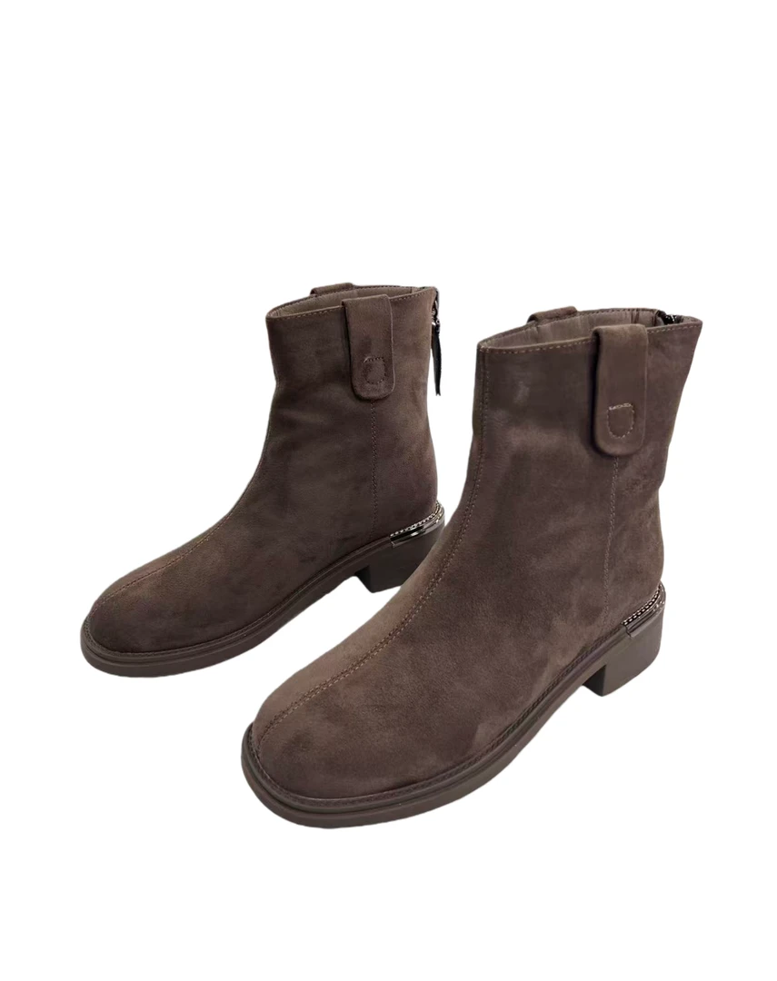 C 807  经典  纯色  简约  舒适  保暖  靴子