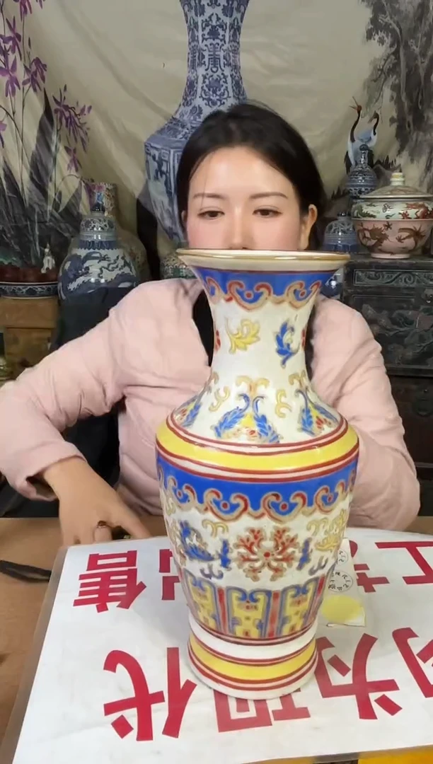 摆件陶瓷高端陶瓷艺术品Y777