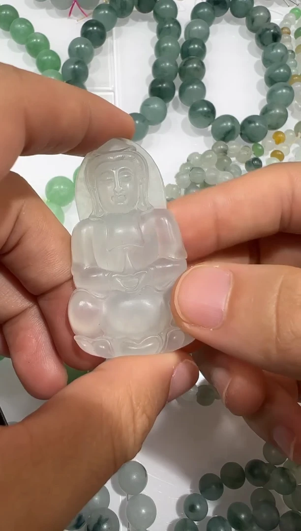 未镶嵌定制翡翠观音