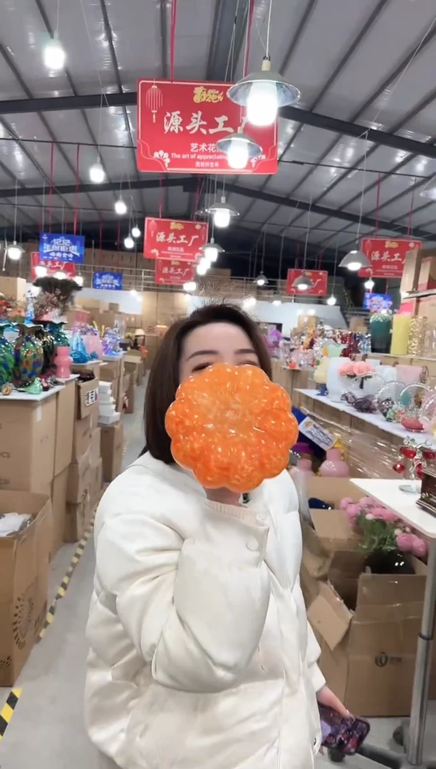 【闪购商品】玻璃于清花器L-早19