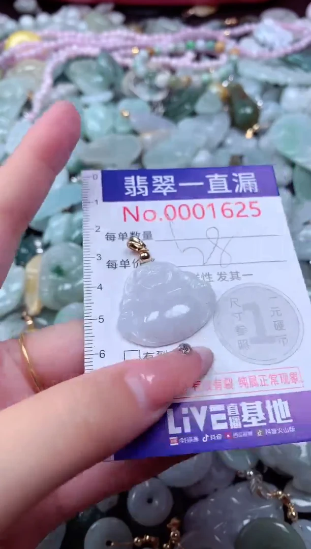 翡翠未镶嵌吊坠(不含链)1625