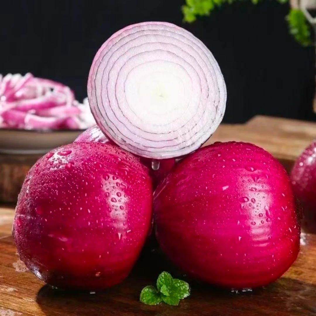 安徽新鲜现挖紫皮洋葱净重5斤装