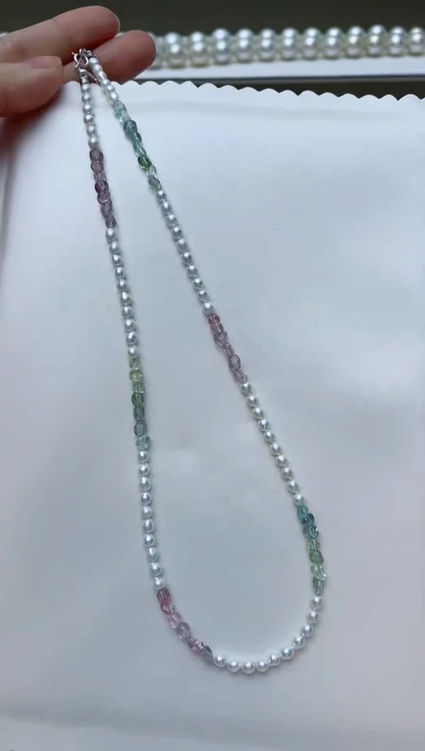 淡水珍珠未镶嵌颈饰A11