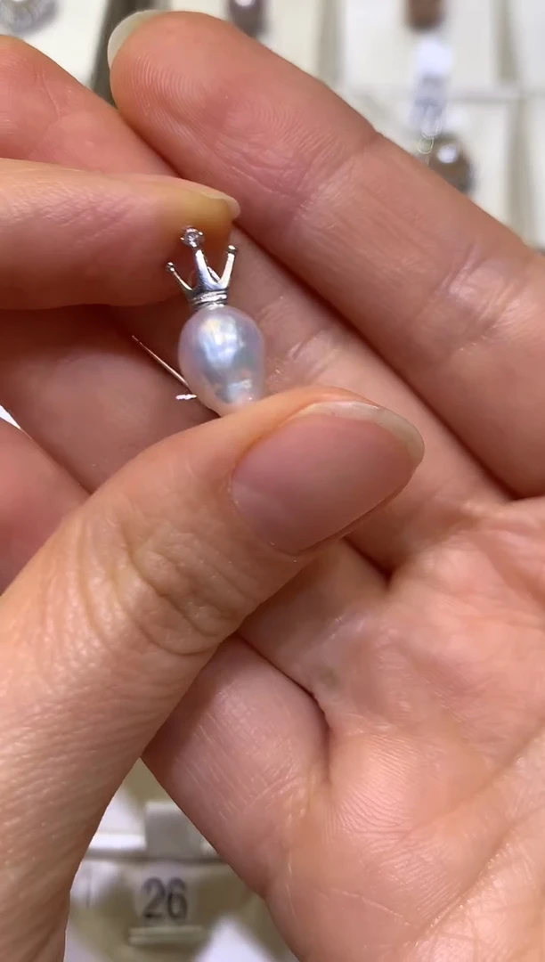 【闪购商品】淡水珍珠颈饰未镶嵌淡水珍珠吊坠多样性发一