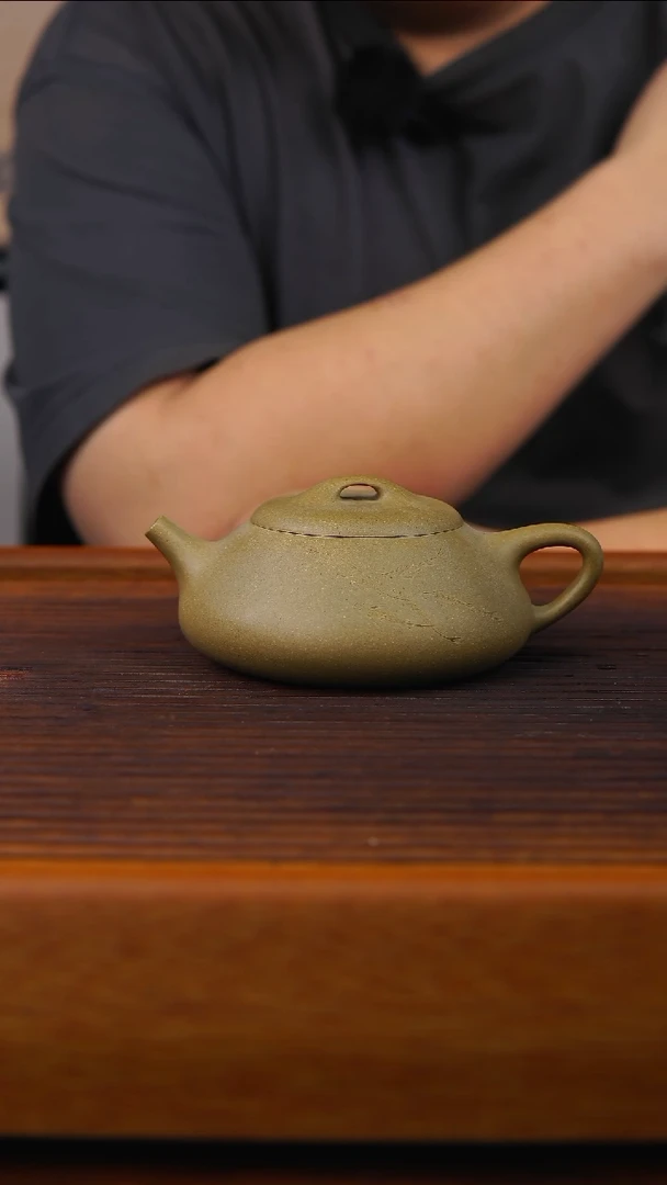 茶壶紫砂段泥石瓢壶