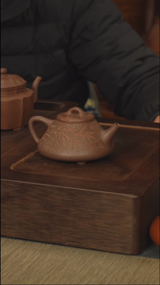 茶壶紫砂?半手工135容量