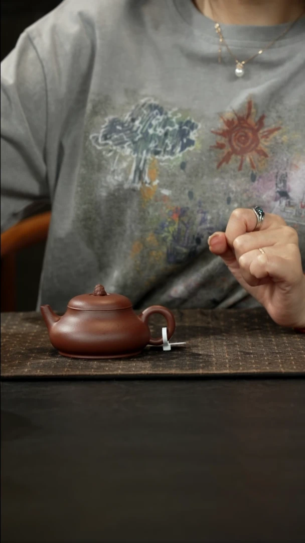 茶壶紫砂底槽清见宝120cc