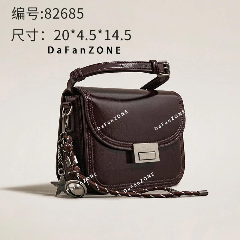 【芝麻集】SK-82685-暗夜梅子RAIN.CUN简约腋下时尚斜跨轻奢女包