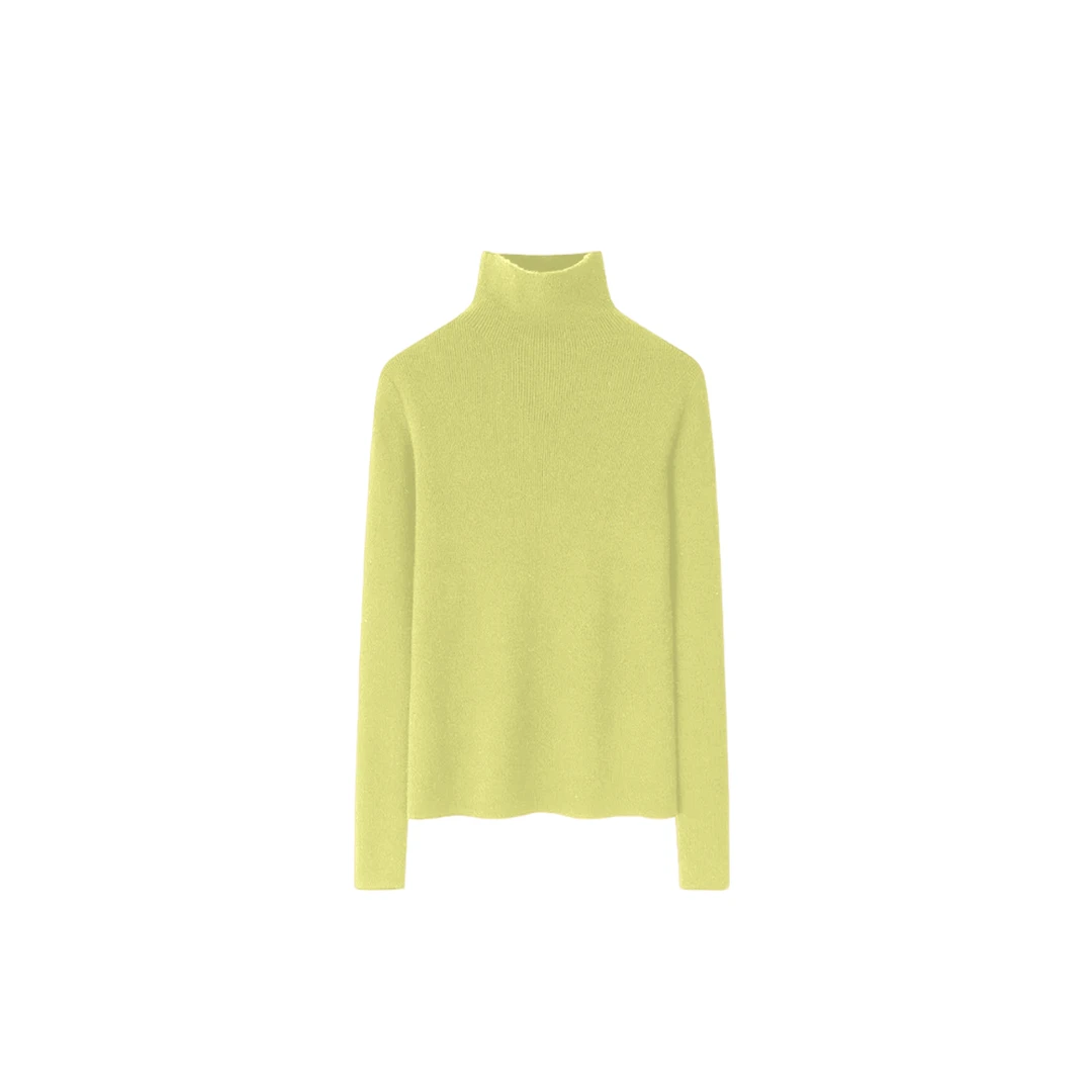 【冬日气质】“发热毛衣”保暖抗起球！法式半高领针织打底衫