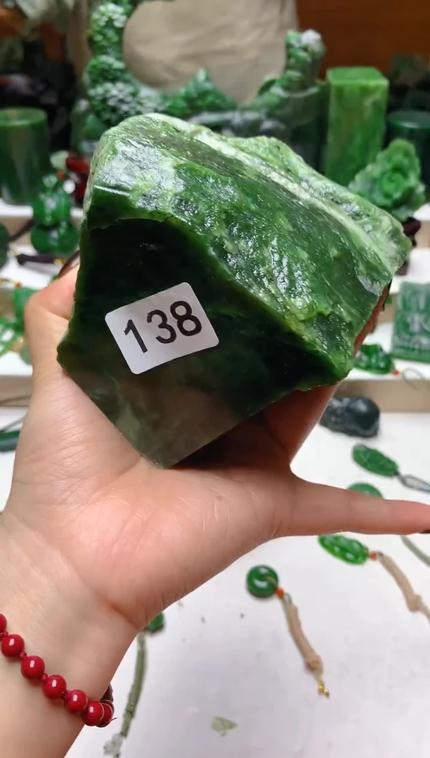 未镶嵌和田玉珠宝半成品1