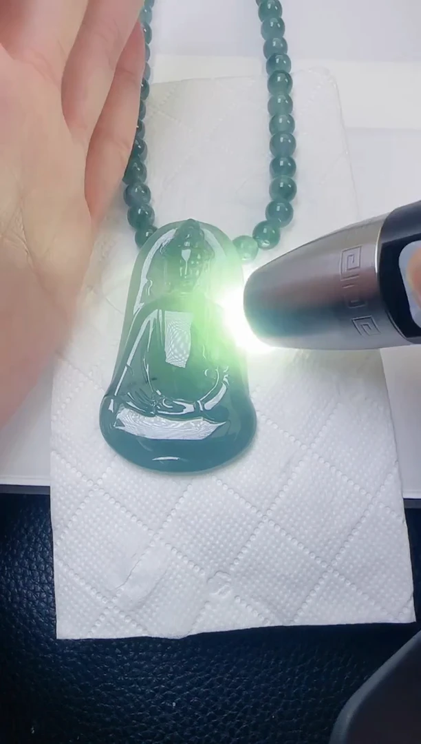 颈饰未镶嵌翡翠天然A货翡翠  多样性随机发其一