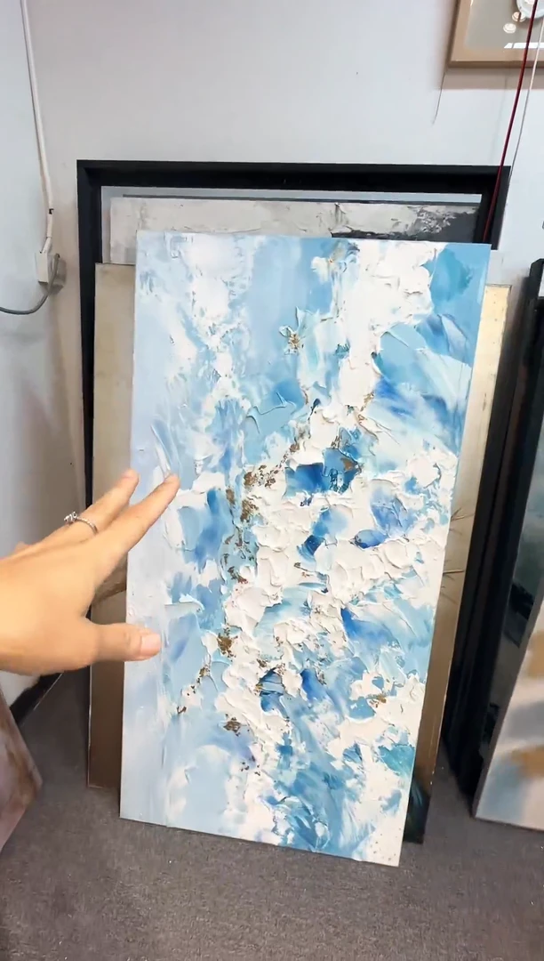 168现代装饰画油画80cm*160cm