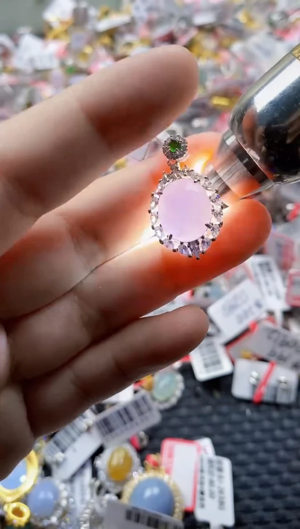 翡翠戒指银S925镶嵌4444444444    1