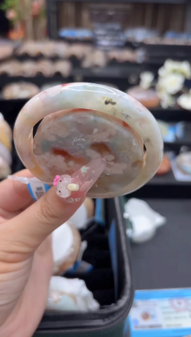 未镶嵌手镯石英质玉226(57圈赠送镯心)