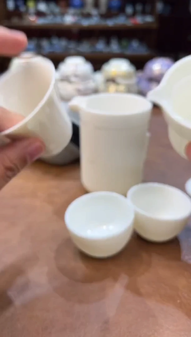 真的很便宜超好看会开片的旅行茶具
