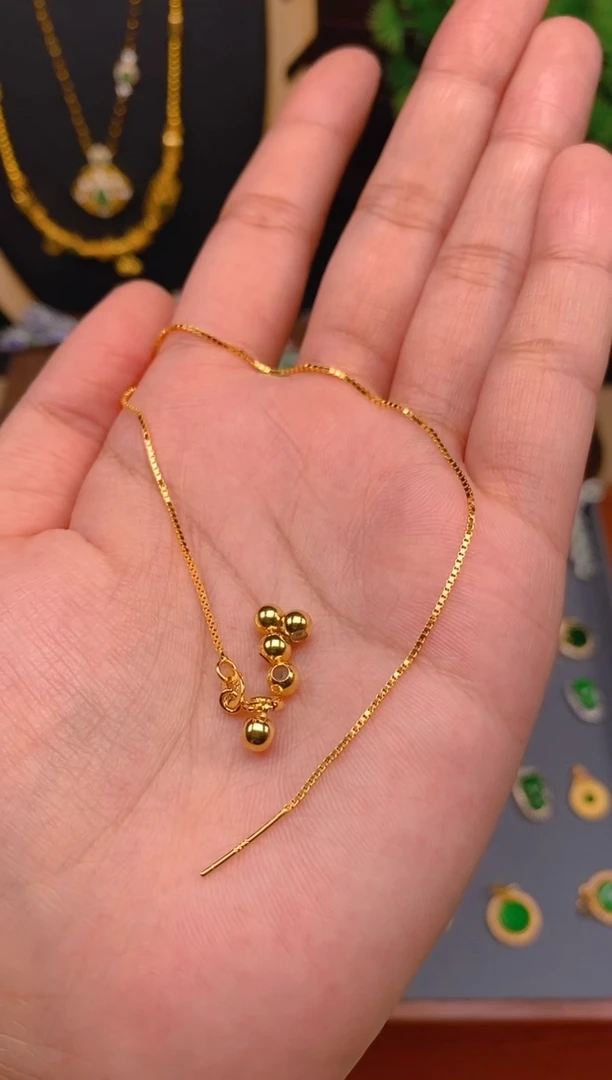 【闪购商品】翡翠吊坠(不含链)银S925镶嵌针式手链（配五颗定位珠）