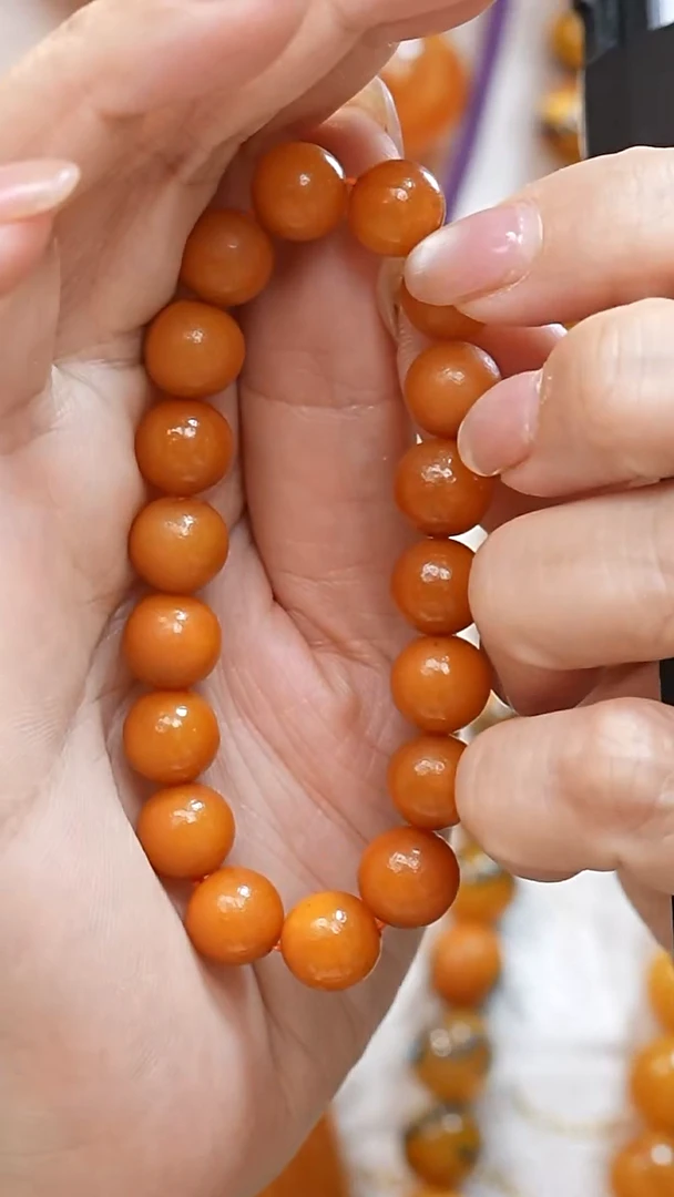 蜜蜡颈饰未镶嵌3547天然蜜蜡珠宝奇石全部保真