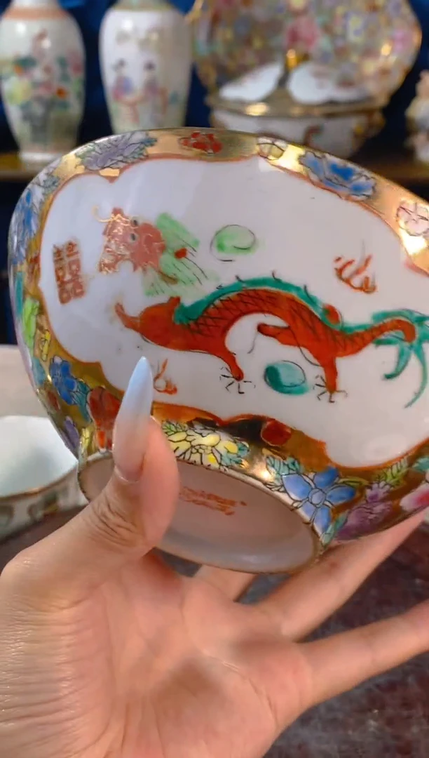 瓷片景德镇窑老厂瓷摆件