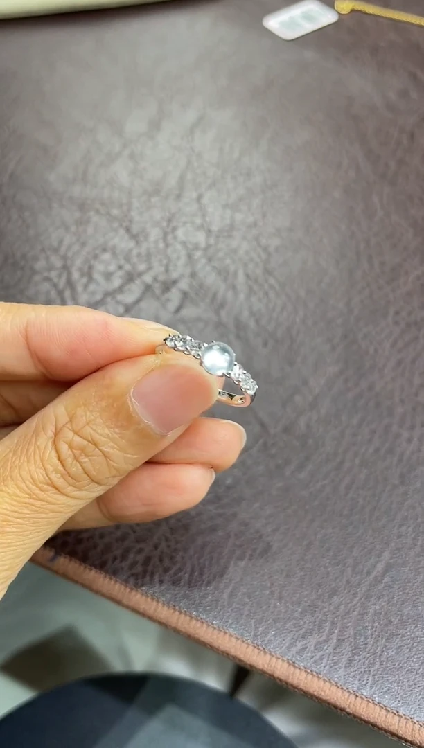 18K金镶嵌戒指翡翠ZHG01023-025