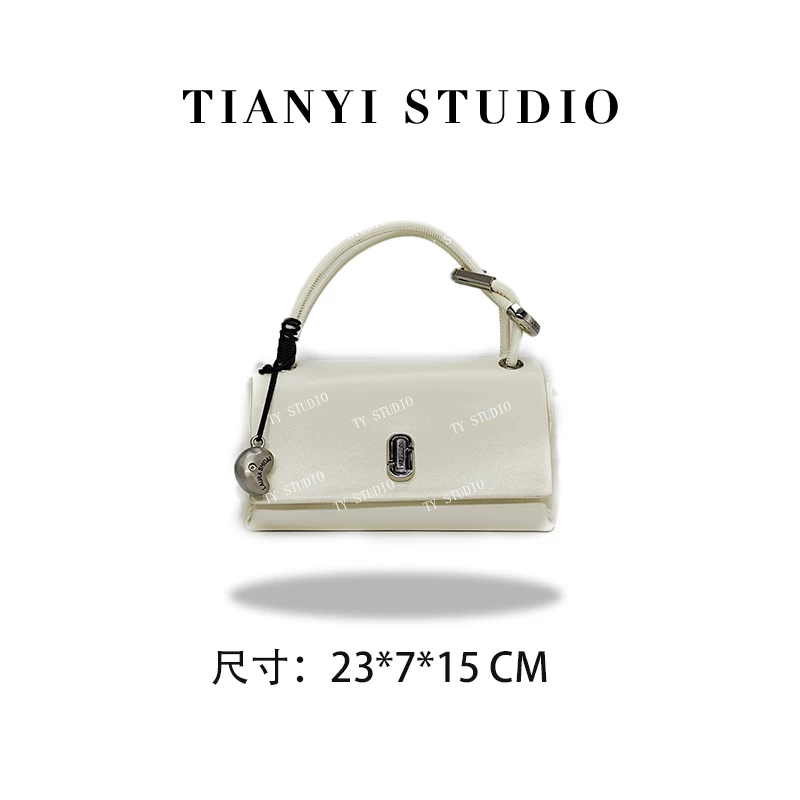【TY】SD-5195-奶油白 轻奢高级韩版单肩潮流时尚简约女包
