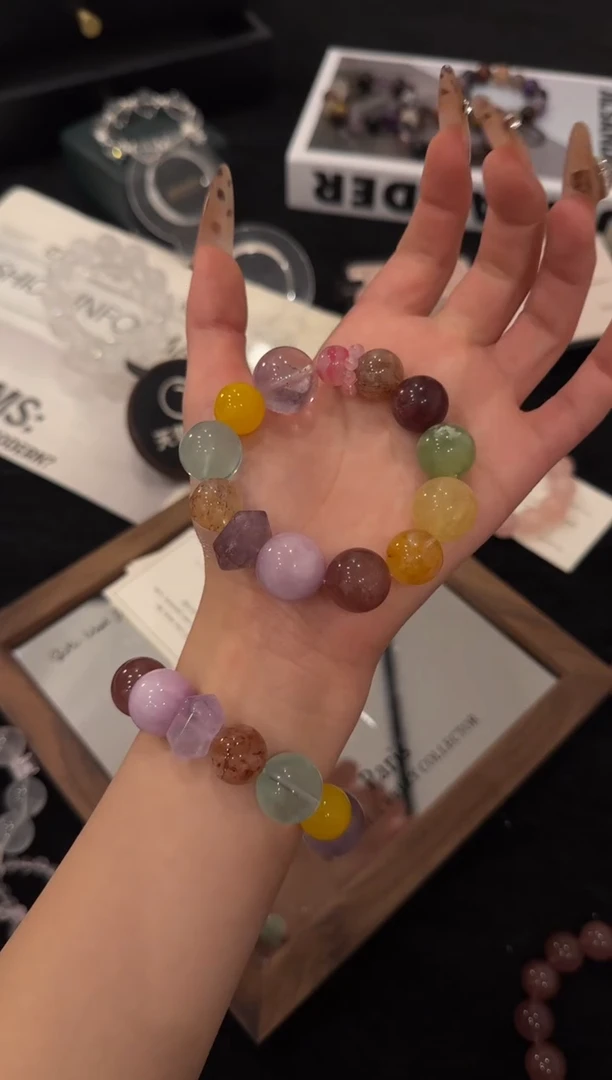 未镶嵌手链水晶视觉盛宴多宝x3583