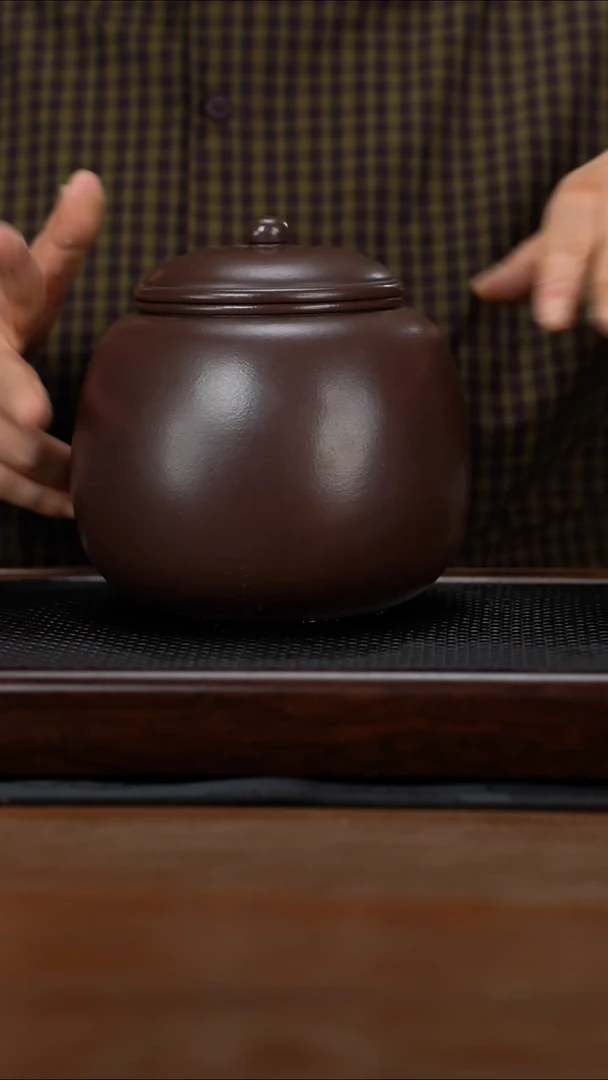 茶壶紫砂黄龙山原矿紫泥醒茶罐