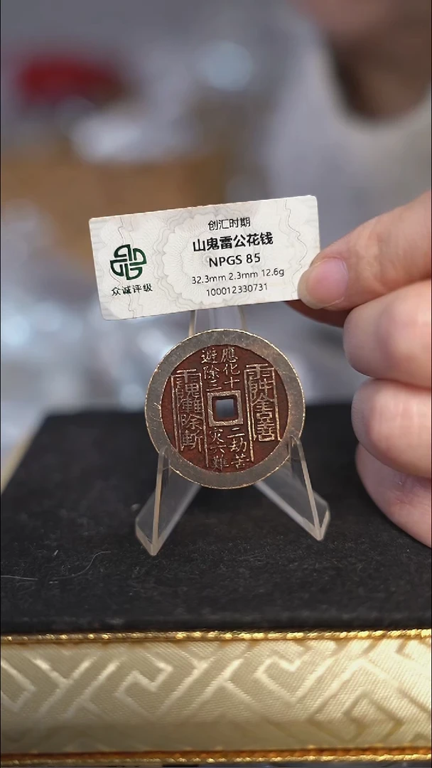 编号379山鬼雷公花钱（配脖挂）