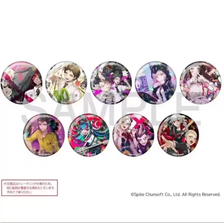 【代拆正版】日本正版弹丸论破mixxgarden联动 吧唧徽章(全9种)