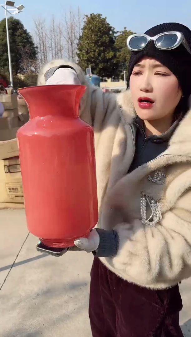 【闪购商品】玻璃海燕微瑕花瓶--X3CV7