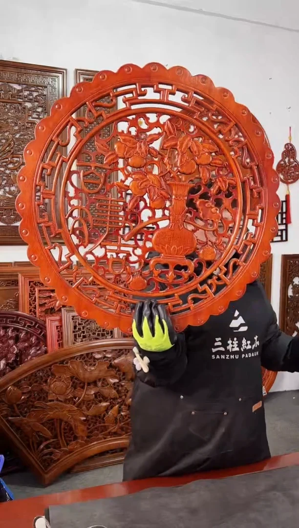 【闪购商品】香樟木木雕58公分  百事大吉