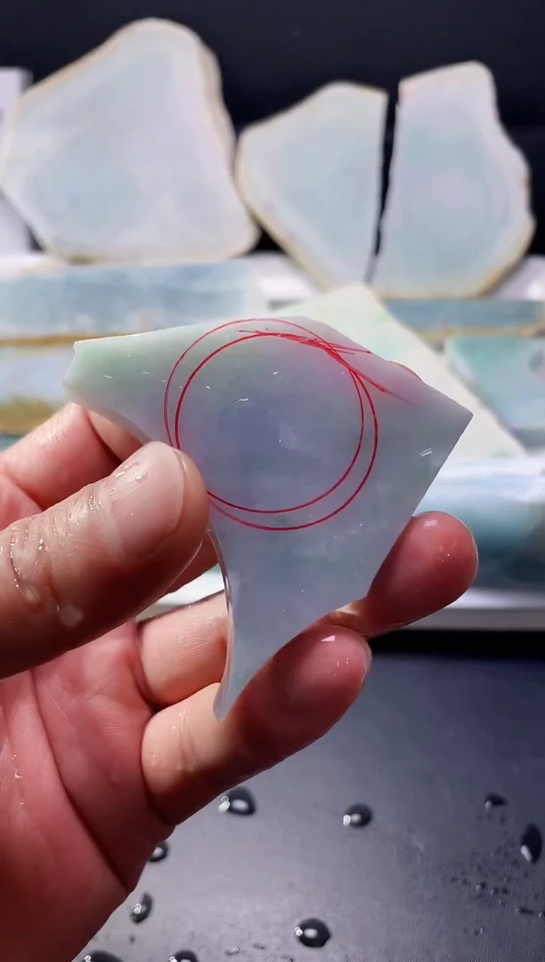 颈饰未镶嵌翡翠天然缅甸A货翡翠