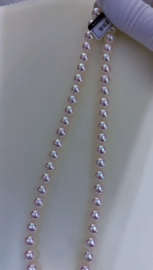 未镶嵌海水珍珠饰品8-8.5花珠带大证