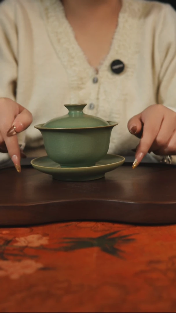 杯子瓷双**父汝州原产地原矿仿古老釉q