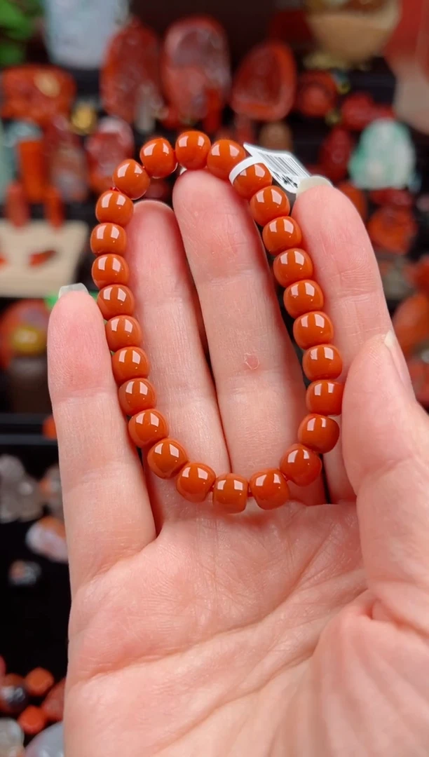 未镶嵌手链南红玛瑙手串（定向这什么事）