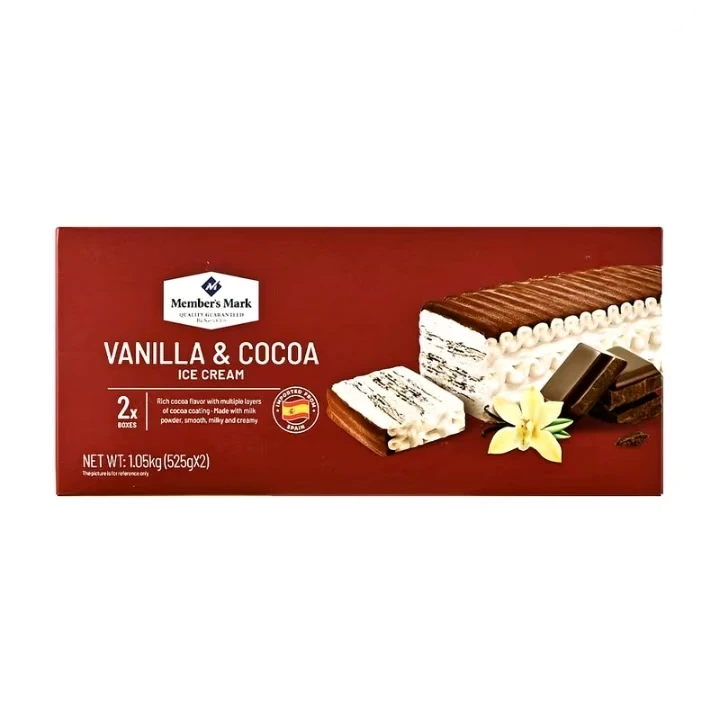 Member’s Mark 西班牙进口 香草可可味冰淇淋1.05kg（525g*2）雪糕同城送雪糕同城配