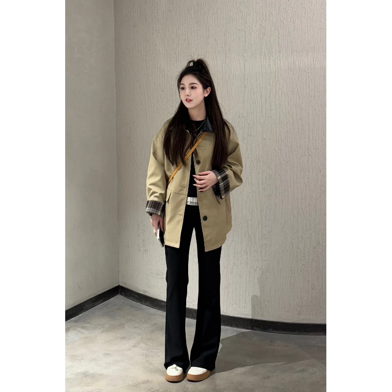 宿慕SUMU 女款外套 2-28 春季2025新款时尚百搭休闲外套M000LC