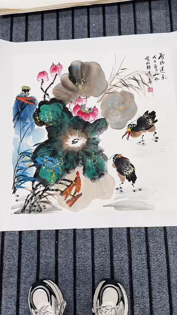 精品国画花鸟作品